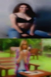 Women help senior grey pussy